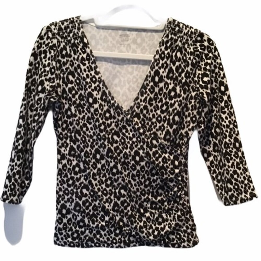 Michael by Michael Kors Leopard Top Size S